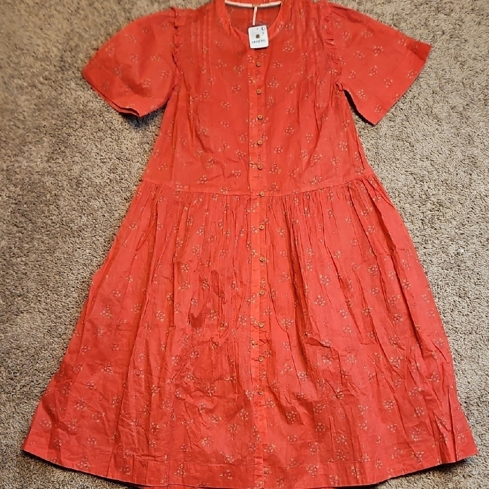 Free People Bella Mae Floral Midi Dress - Picture 6 of 12